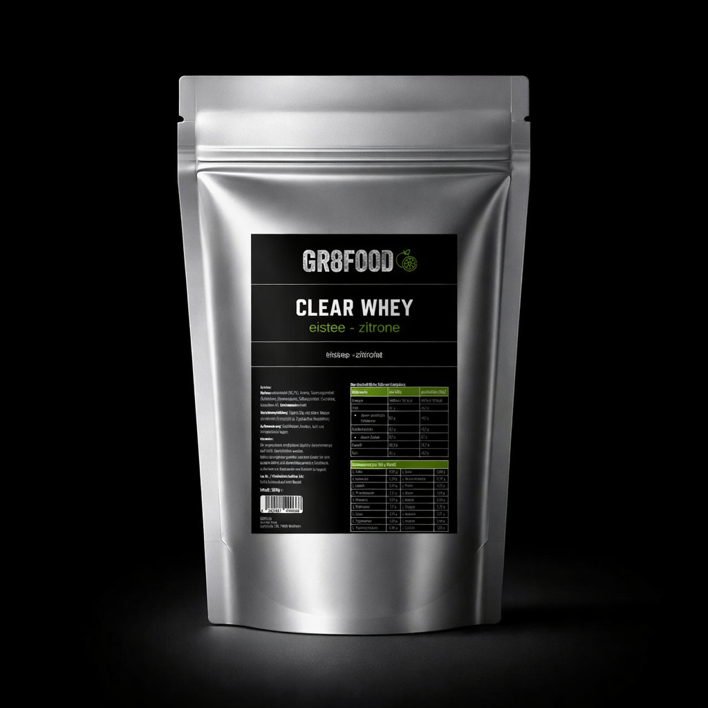 GR8 Clear Whey Protein Eistee Zitrone - 500g
