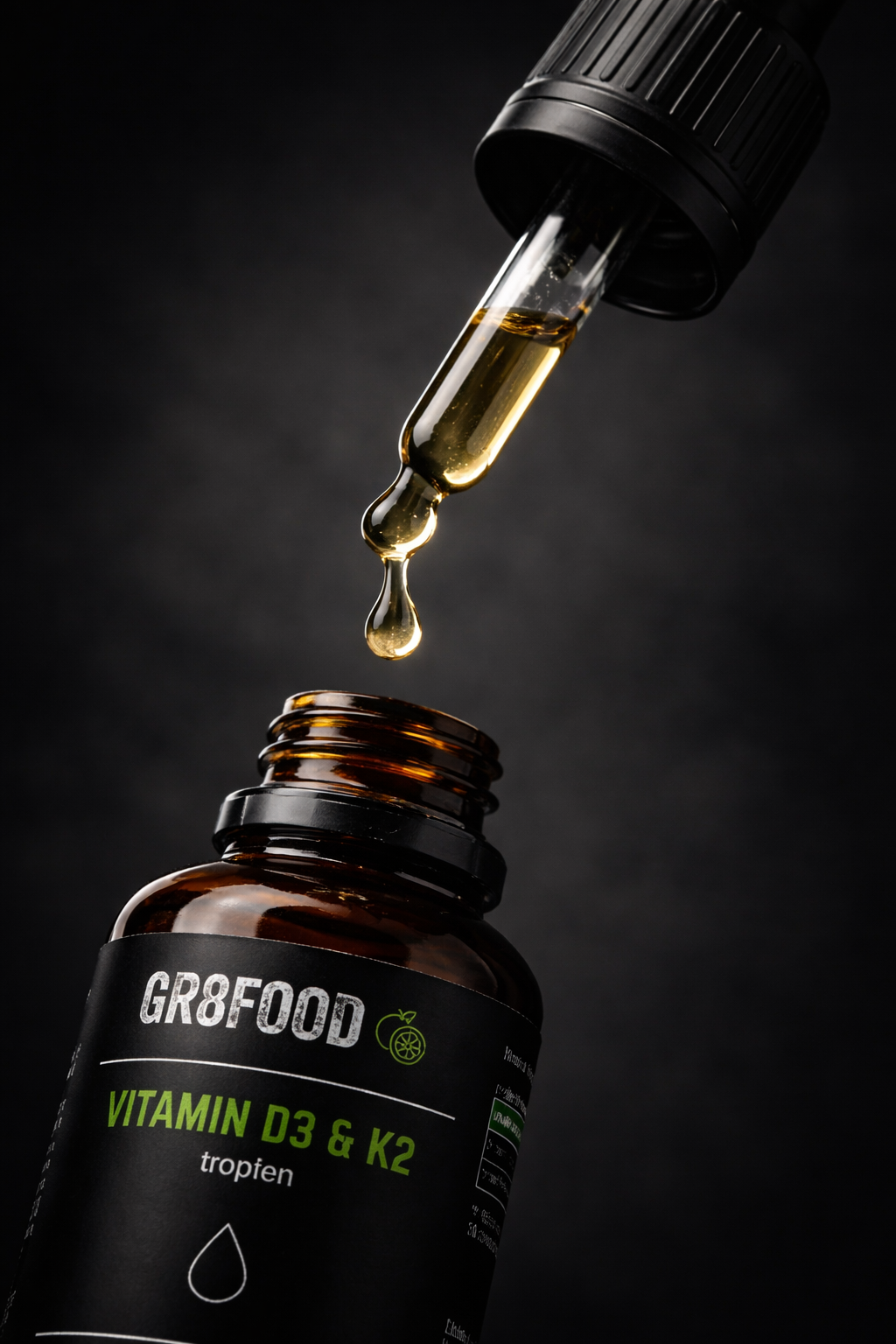 GR8 Vitamin D3 + K2 - 1.700 Tropfen (1.000 I.E.) - 50ml