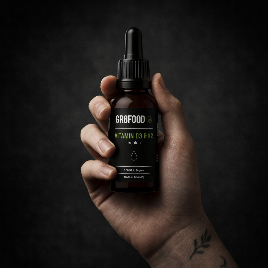 GR8 Vitamin D3 + K2 - 1.700 Tropfen (1.000 I.E.) - 50ml